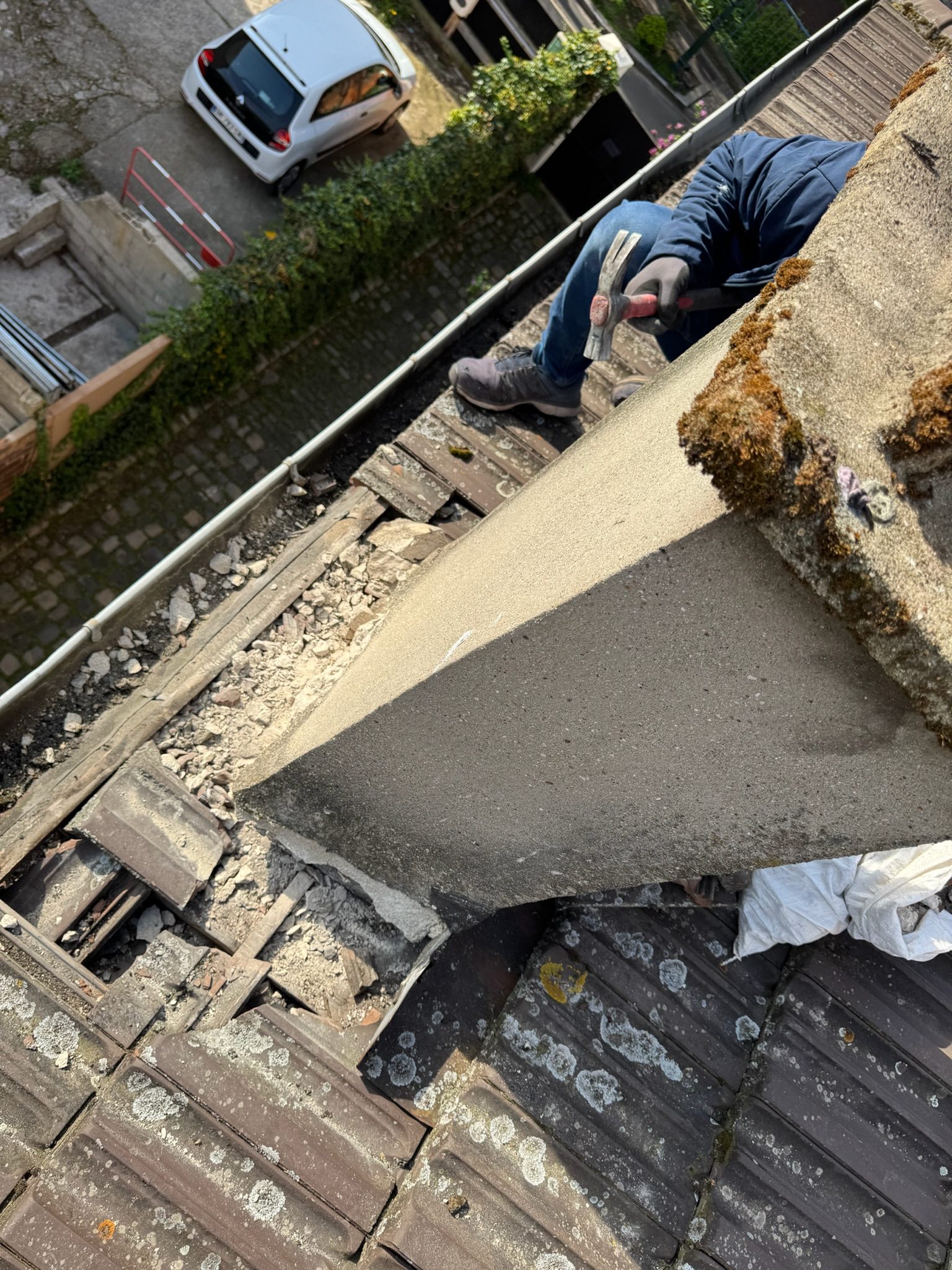 Toiture-terrasse et étanchéité, chantier mené par Les Couvreurs Belges