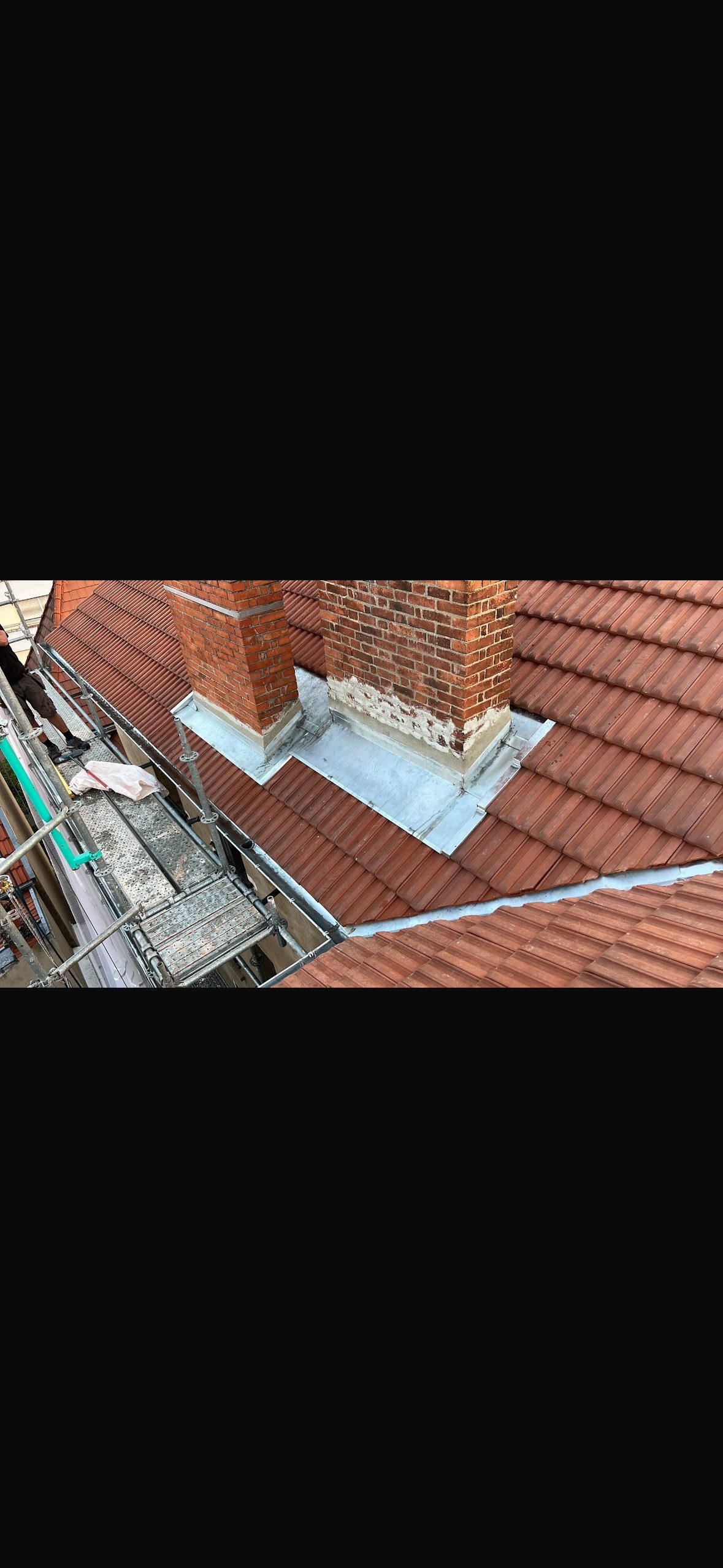 Couverture en tuile, chantier mené par Les Couvreurs Belges
