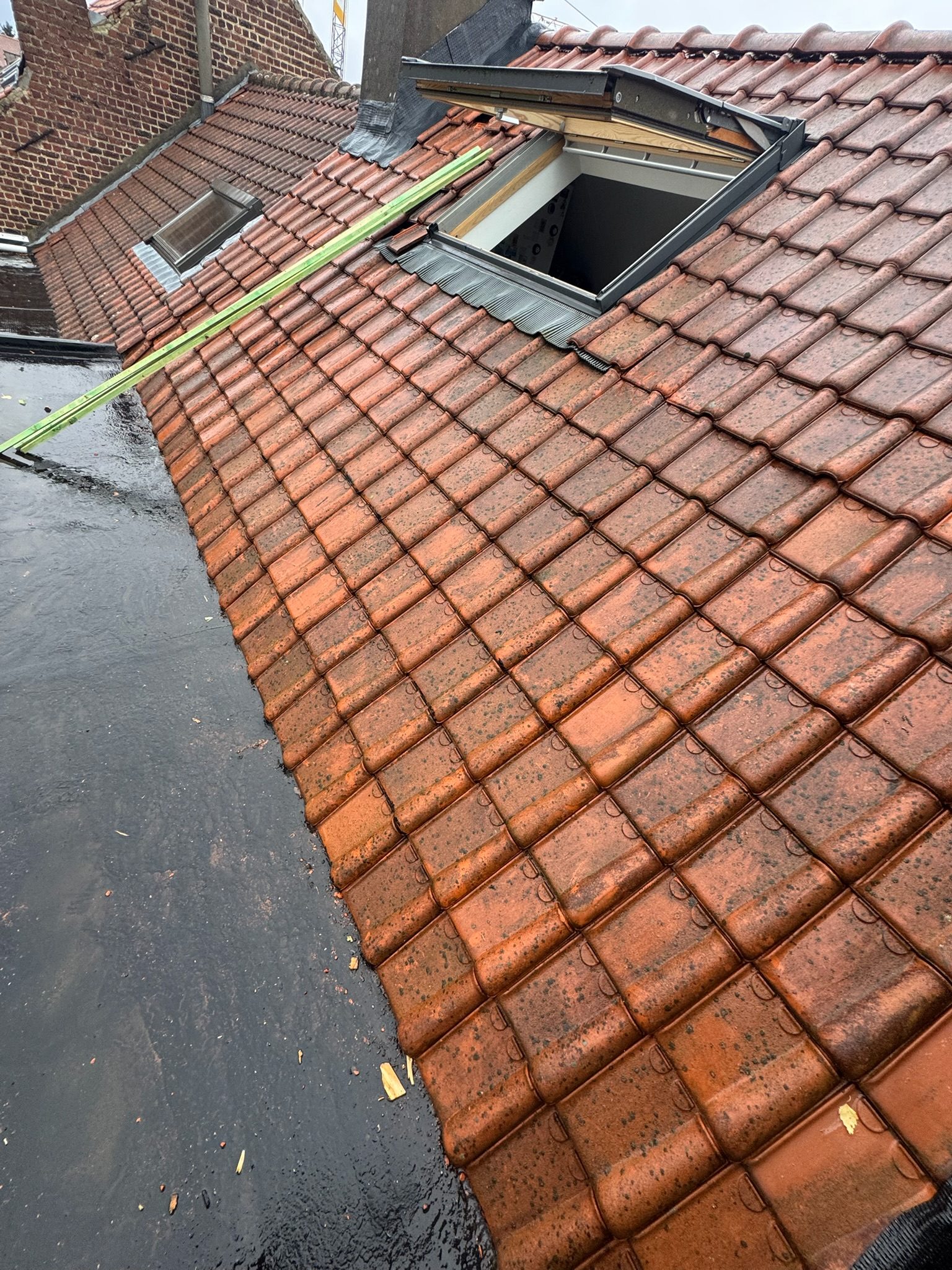 Fenêtre de toit et lucarne, chantier mené par Les Couvreurs Belges