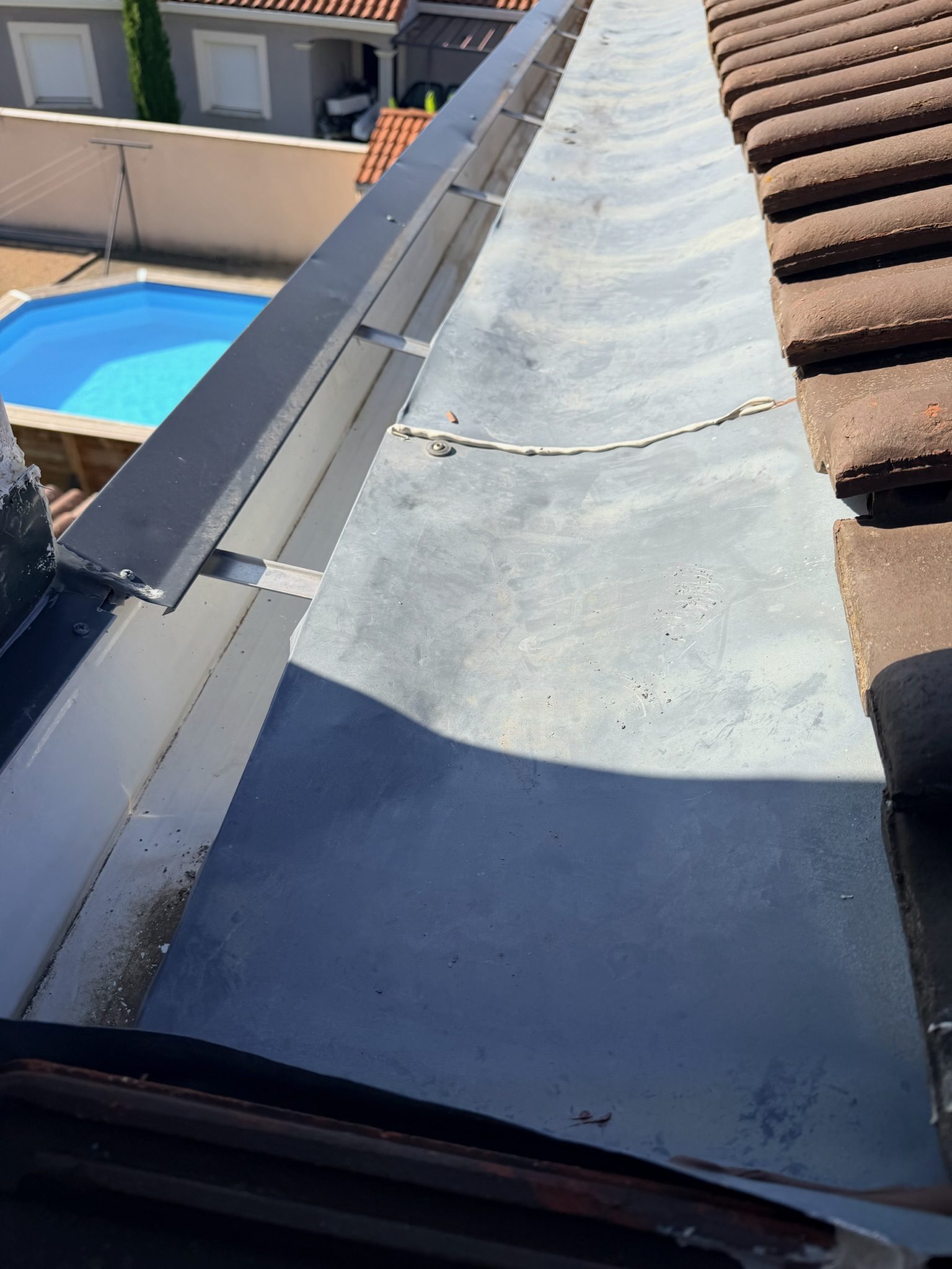 Toiture-terrasse et étanchéité, chantier mené par Les Couvreurs Belges